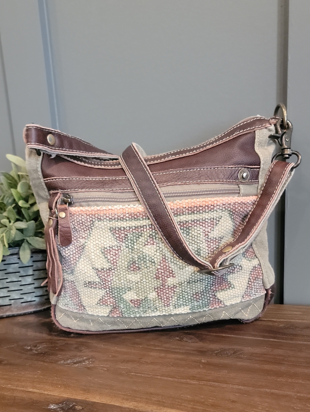 Myra Bag Lugini Tribal Print Shoulder Bag